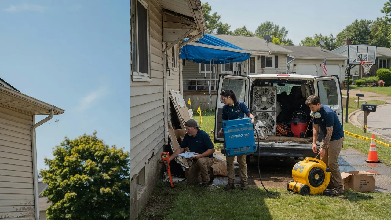 Ceiling Leak Cleanup in Ford City, PA near me